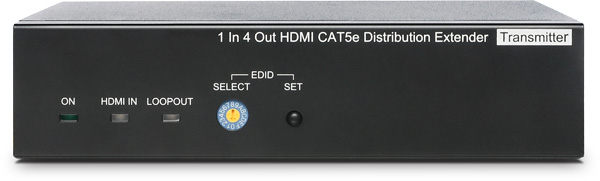 מפצל HDMI 1080P על גבי רשת - גב