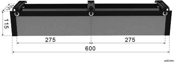 סדרן כבלים / ספקי כח להתקנה תחת שולחן - OPA-550G