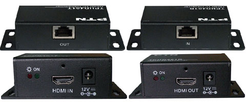 מתאם HDMI על כבל רשת