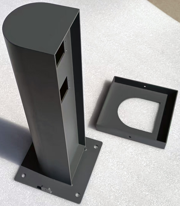 עמודון חוץ אלומניום/אלומיניום