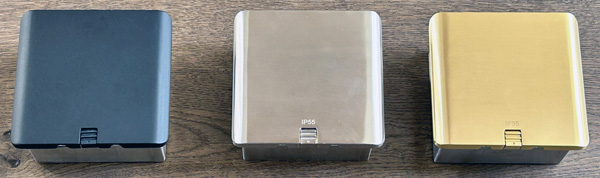 קופסת רצפה מוגנת מים מצב מחובר